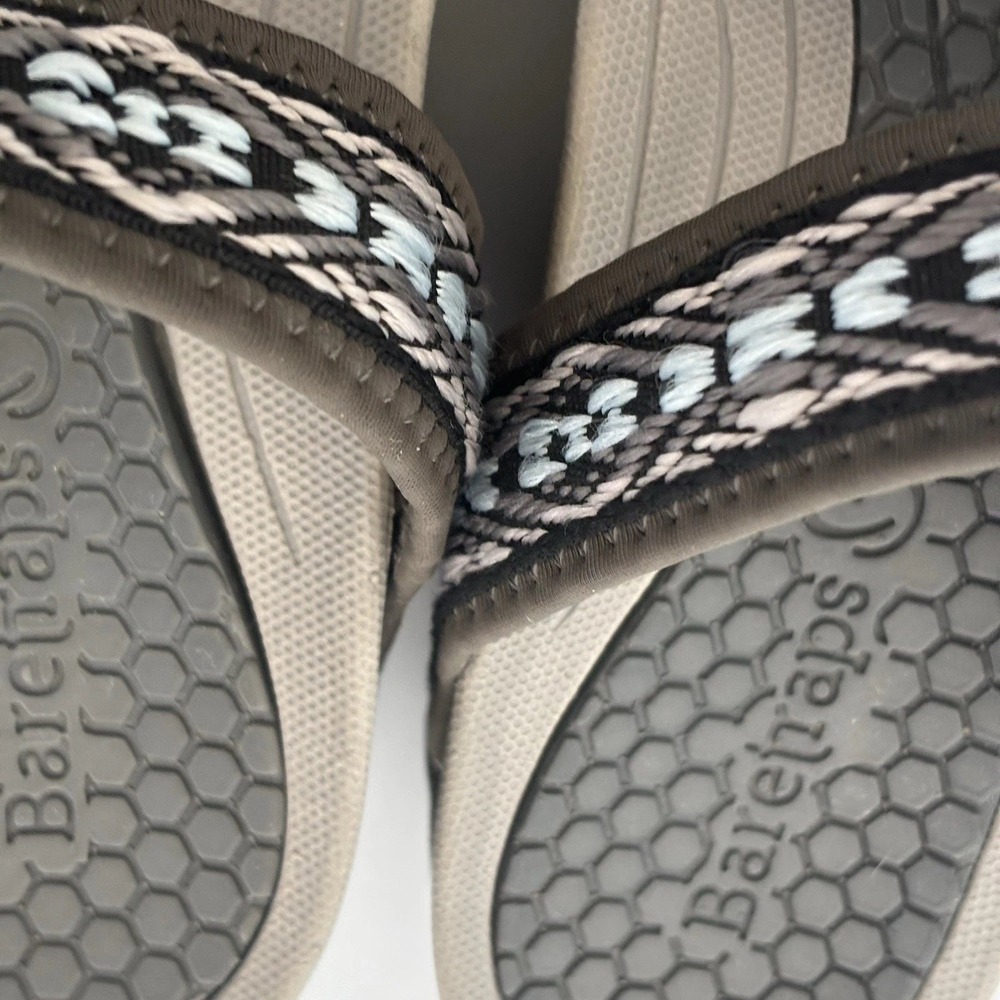 Baretraps Desare Slide Sandals Black Gray 7.5 Slip On Comfort Recover Rebound - Picture 11 of 16